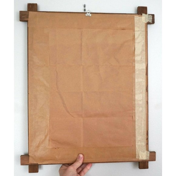 Vtg Floral Cross Stitch Embroidery Fall Autumn Art - Picture 3 of 3